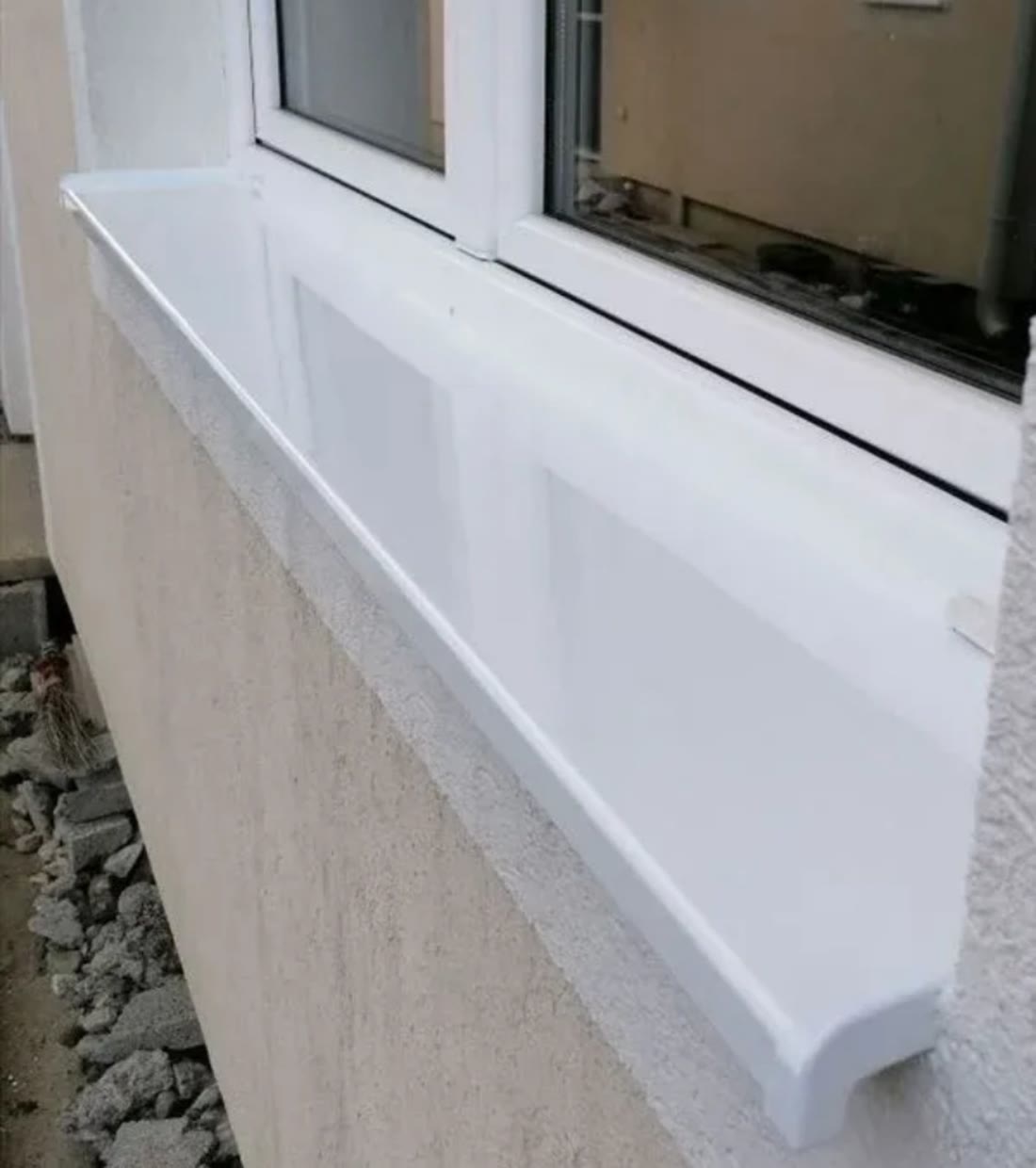Bela PVC daska sa sjajnom površinom